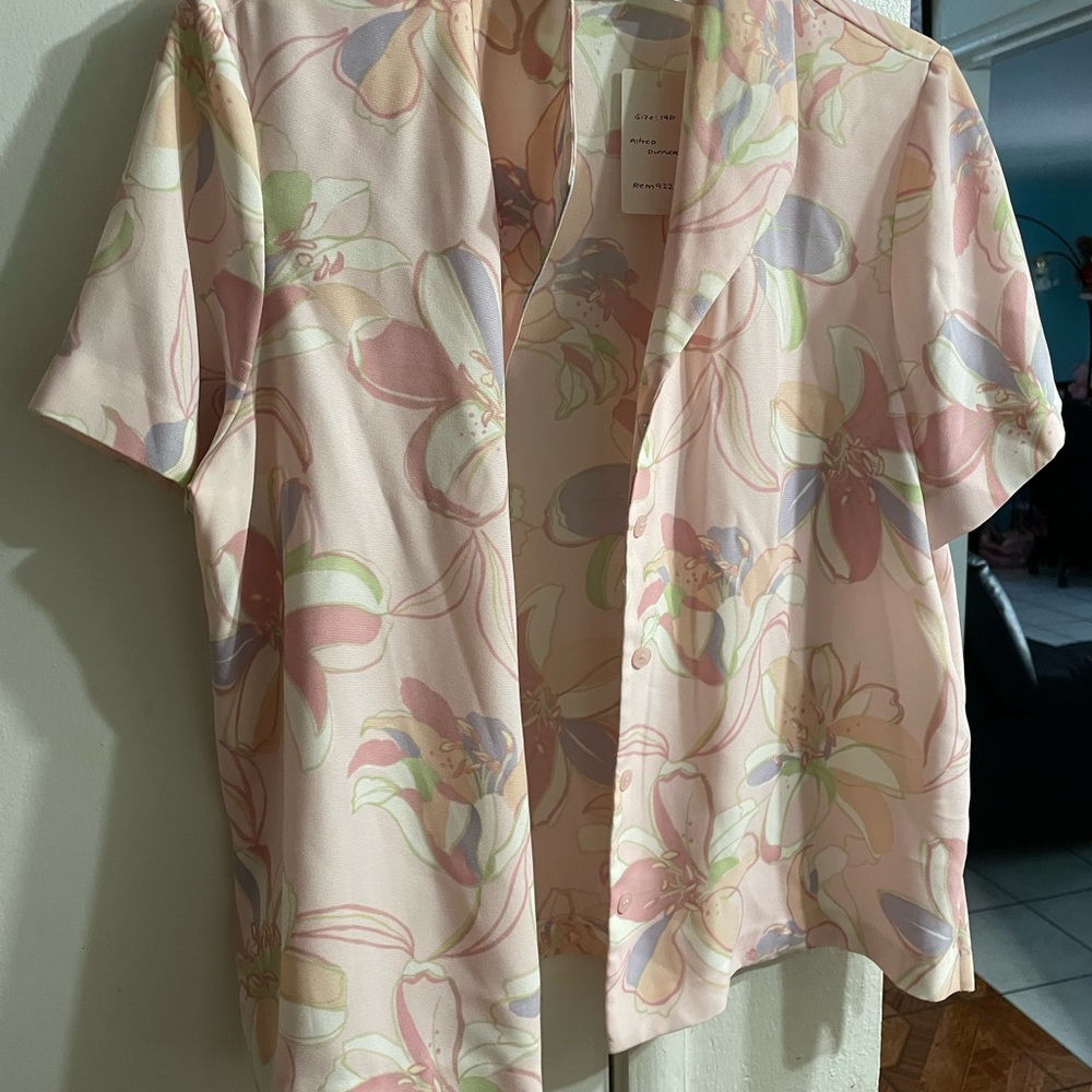 Alfred Dunner Pastel Floral Top
